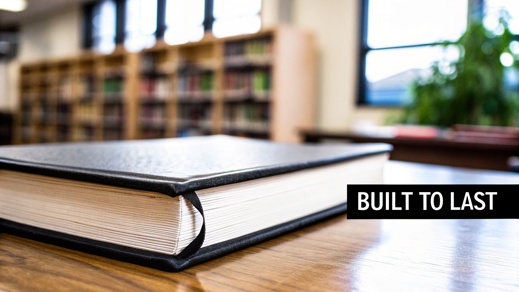 library binding books